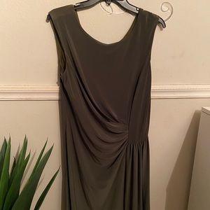 Olive green Dress.  Cocktail dress